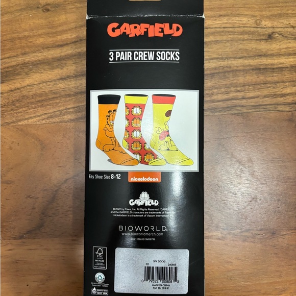 Garfield Men's Vibrant Socks Set - Picture 2 of 4